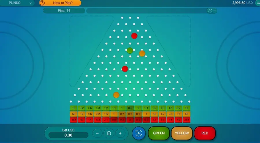 Plinko game online real money